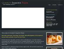 Tablet Screenshot of guidosfamouspizza.com
